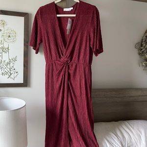 Maroon dress